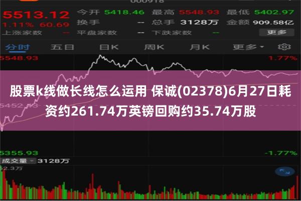 股票k线做长线怎么运用 保诚(02378)6月27日耗资约261.74万英镑回购约35.74万股