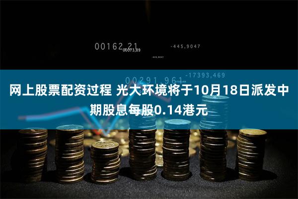 网上股票配资过程 光大环境将于10月18日派发中期股息每股0.14港元