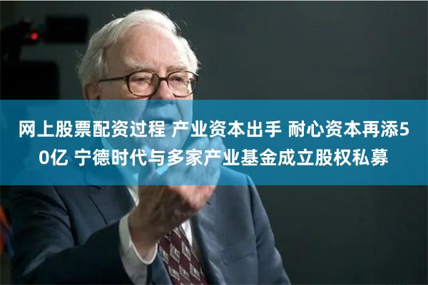 网上股票配资过程 产业资本出手 耐心资本再添50亿 宁德时代与多家产业基金成立股权私募